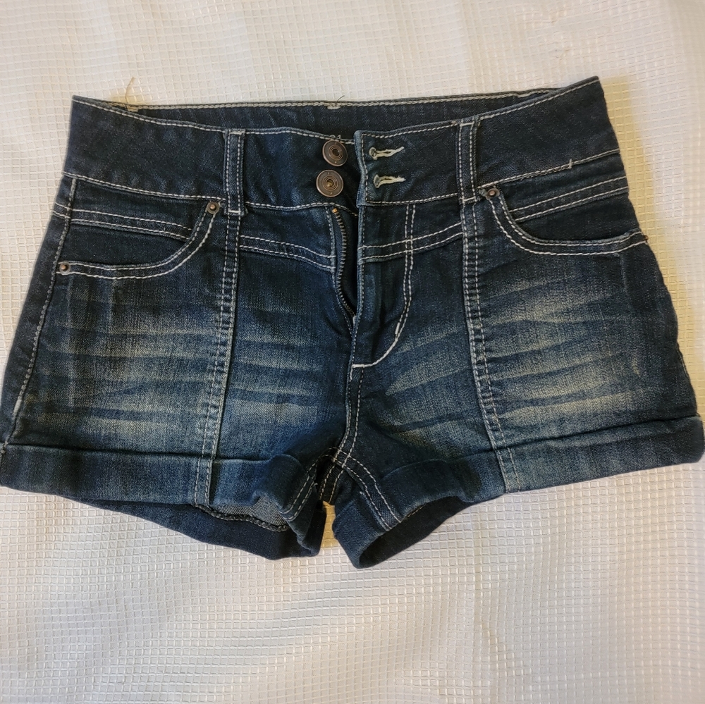 Denim shorts